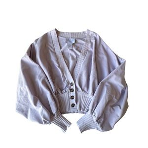 VALENTINA SHAH Tessa Cardigan in Lilac M/L